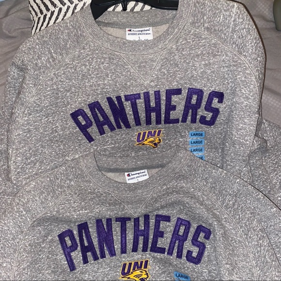 :::NWT:::Northern Iowa panthers college champion sweatshirt sz large men - Picture 8 of 9